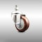 Service Caster 3 Inch 316SS Maroon Polyurethane Wheel Swivel 3/8 Inch Threaded Stem Caster SCC SCC-SS316TS20S314-PPUB-MRN-381615 - alternate 1